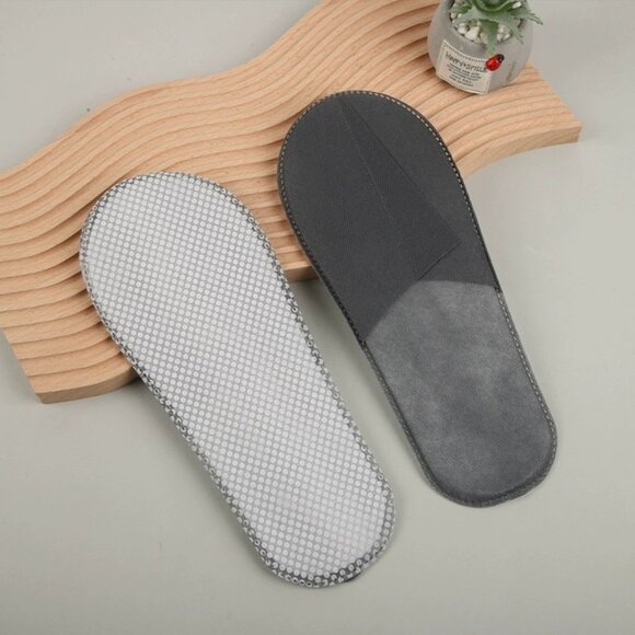 10 pairs of disposable slippers (5 black + 5 white) - Picture 2 of 6